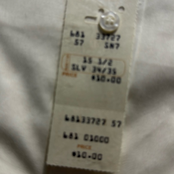 Anderson Little Vintage White Dress Shirts NOS size 15 1/2 34/35 lot of 3 - Picture 3 of 7